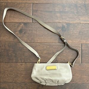 Marc by Marc Jacobs Gray Leather Crossbody Bag